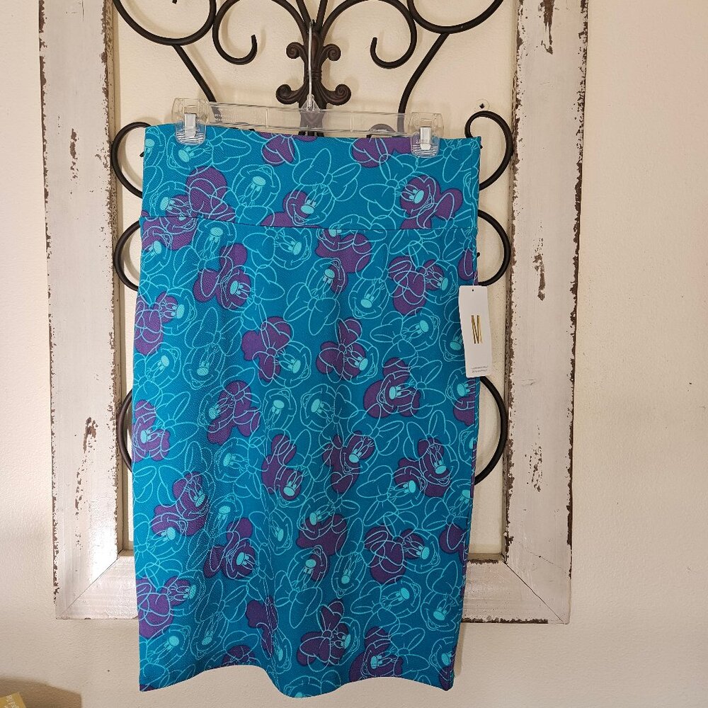 LuLaRoe NWT Women`s Cassie Pencil Turquoise Blue Skirt size M